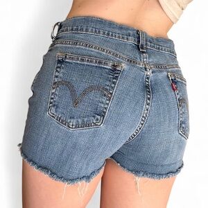 Levi's 505 Classic Blue Jean Shorts